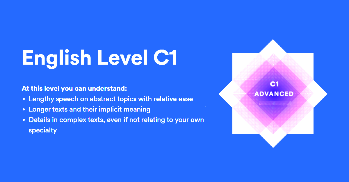 What is C1 English Level (Advanced)? - International English Test - Medium