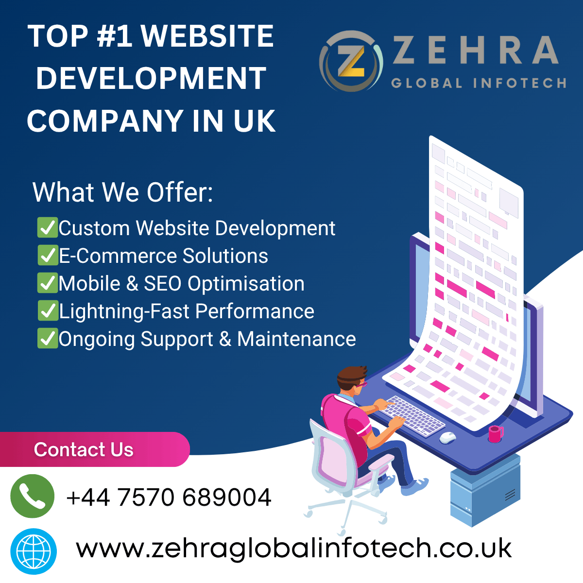 Top #1 Website Development Company In Uk