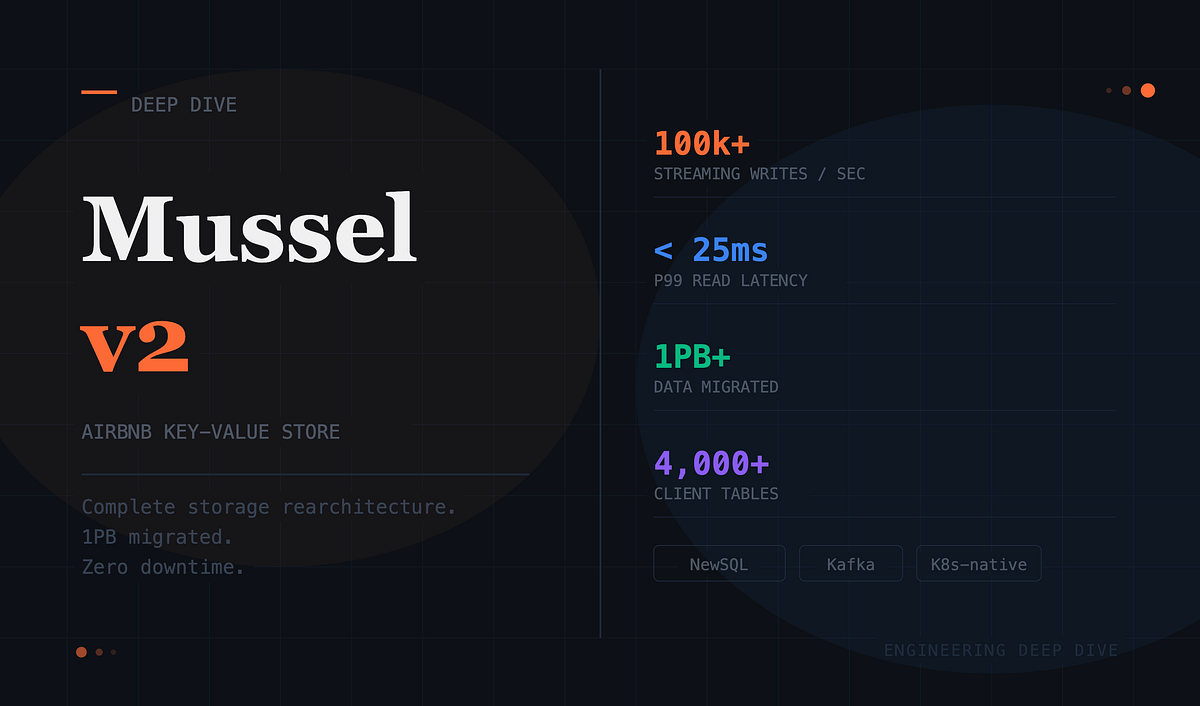Inside Airbnb’s Mussel v2: Rebuilding a Petabyte-Scale Key-Value Store