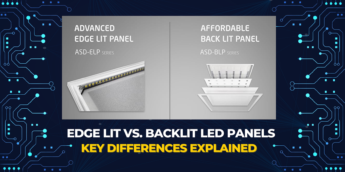 Edge Lit vs. Backlit LED Panels What Sets Them Apart? by Gala Stuart
