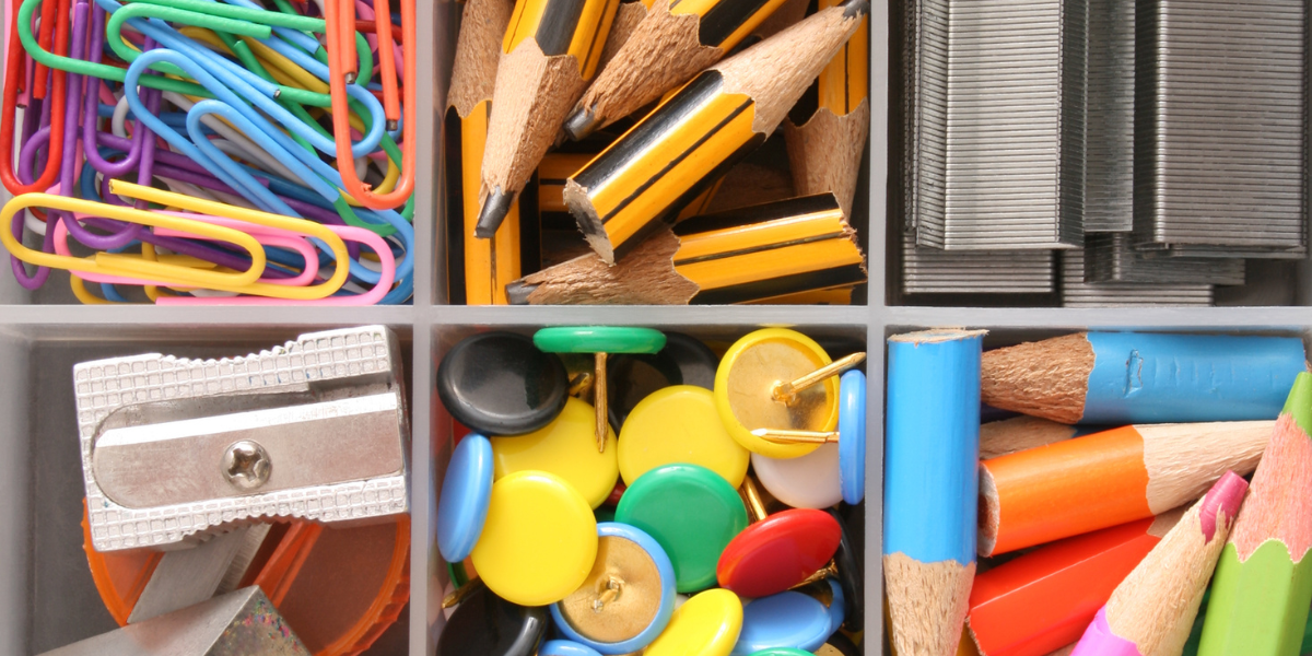 Different Types of Office Supplies by James Badough Medium