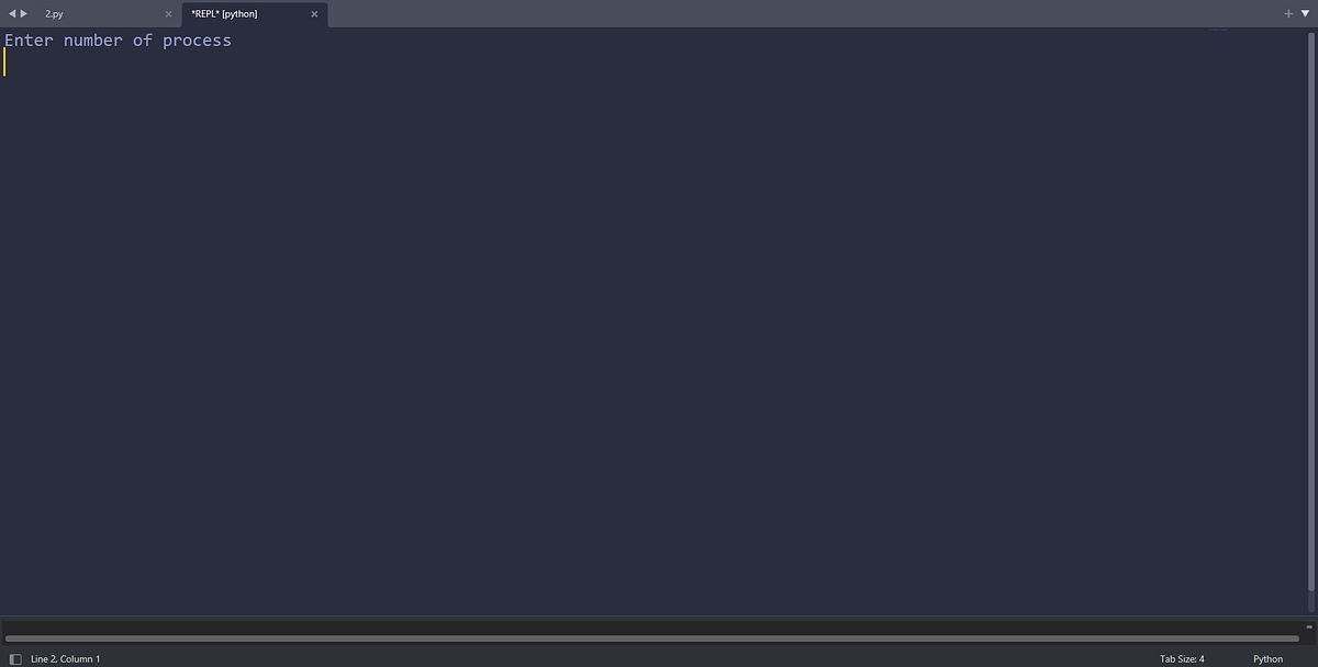 Python Sublime | Medium