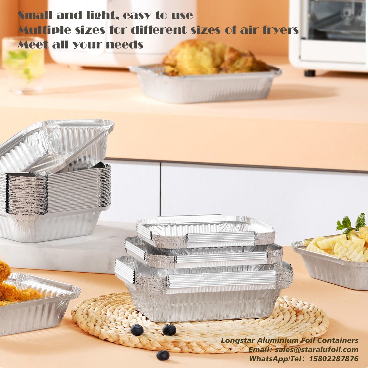 Foil tray. Foil tray:Suitable for…, by Lily@Longstar Aluminum foil  container