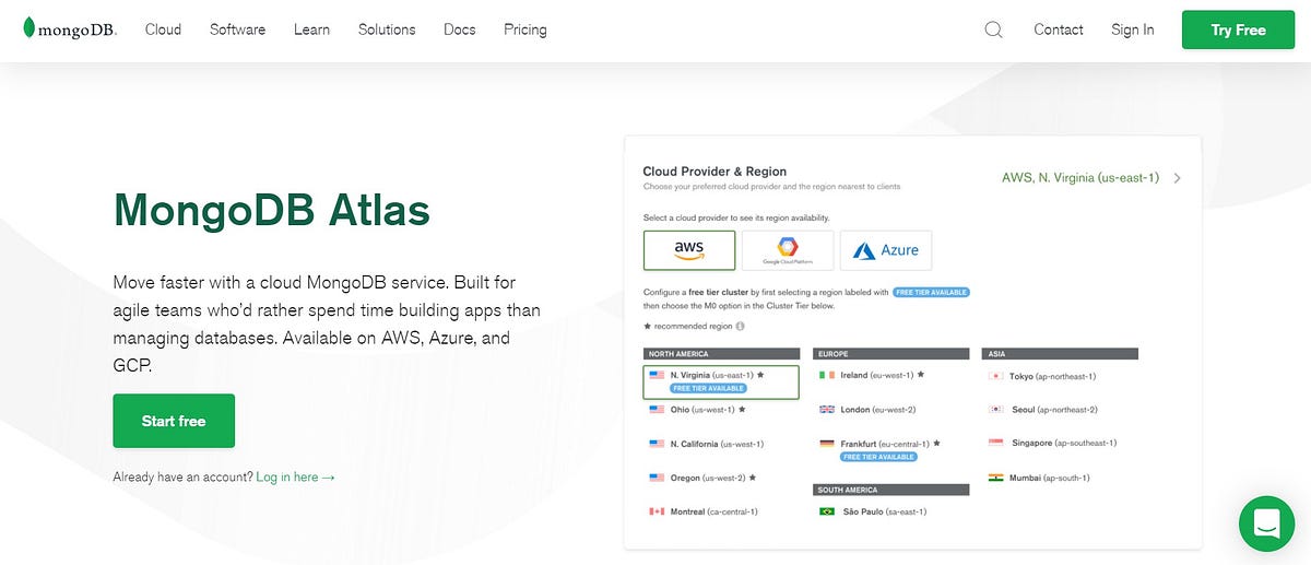 Getting started with MongoDB Atlas! | by Arihant Kharai | Medium
