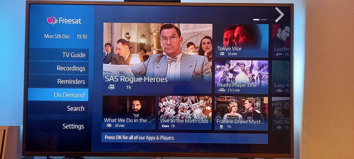 Why I got a TV box recorder. It’s one of the best things I’ve bought