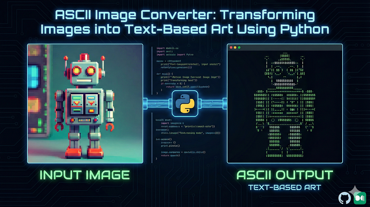 ASCII Image Converter: Transforming Images into Text-Based Art Using ...