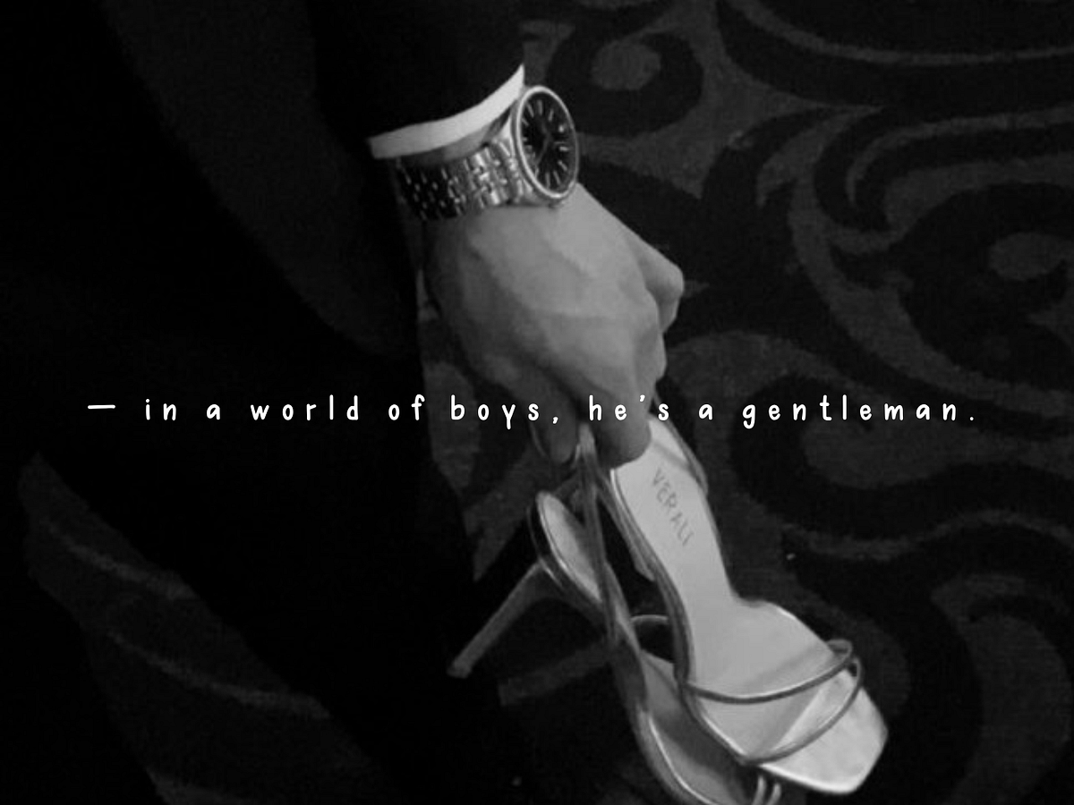 in a world of boys, he’s a gentleman. by awanconvo Medium