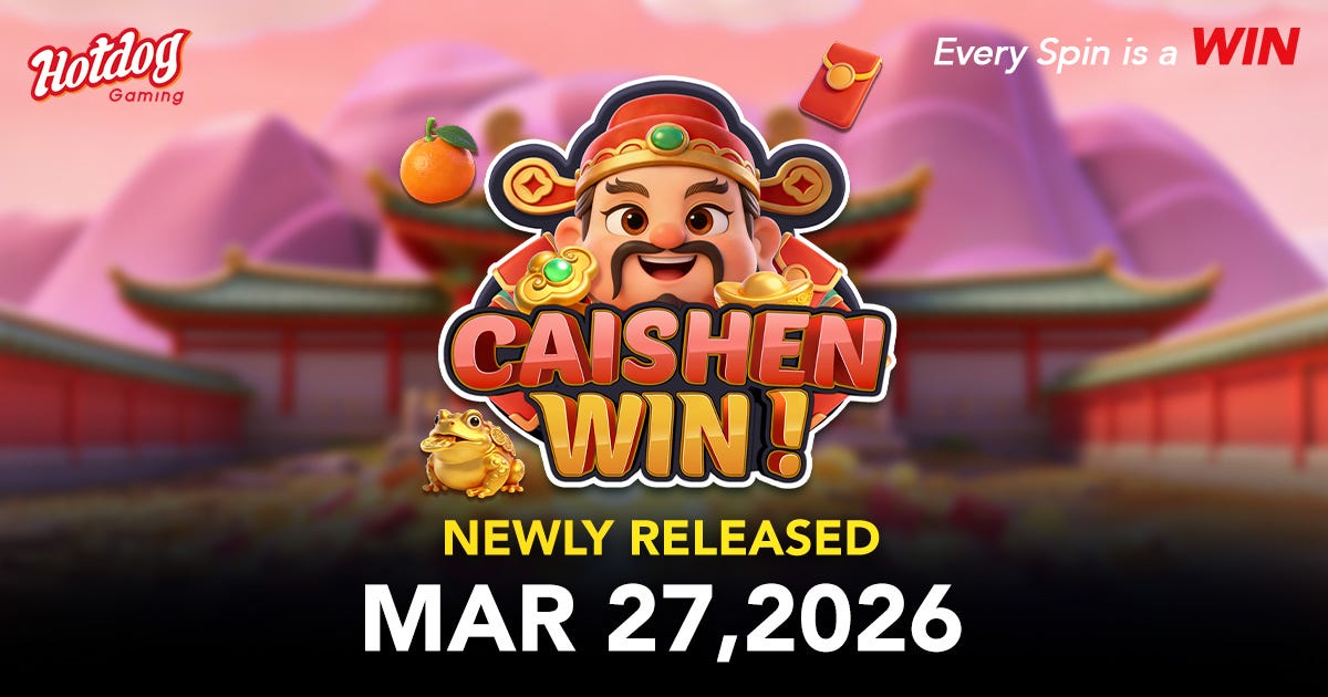 HOTDOG GAMING Releases Caishen Win! — A New Oriental-Themed Video Slot Now Live