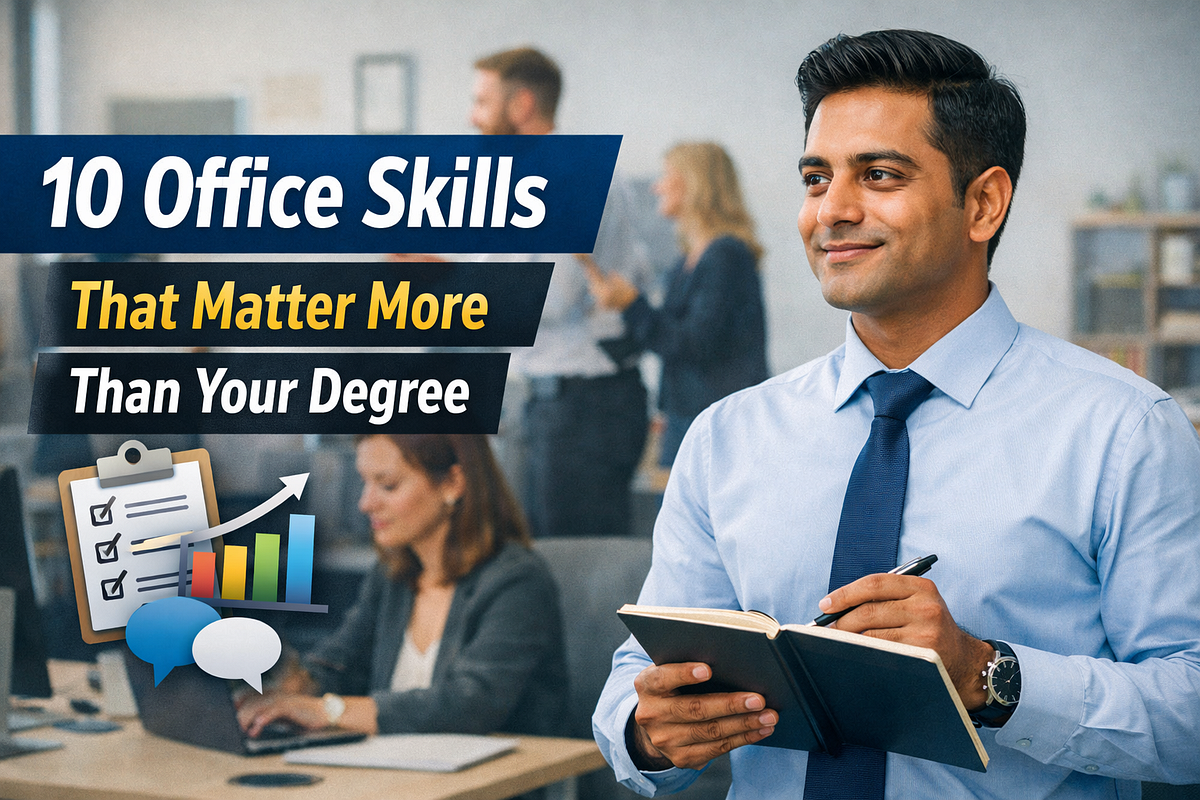 10 Office Skills That Matter More Than Your Degree by Vishnu D Medium