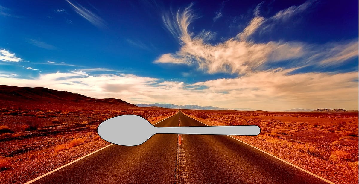 A Spoon in the Road. What the hell does that mean? by White Feather