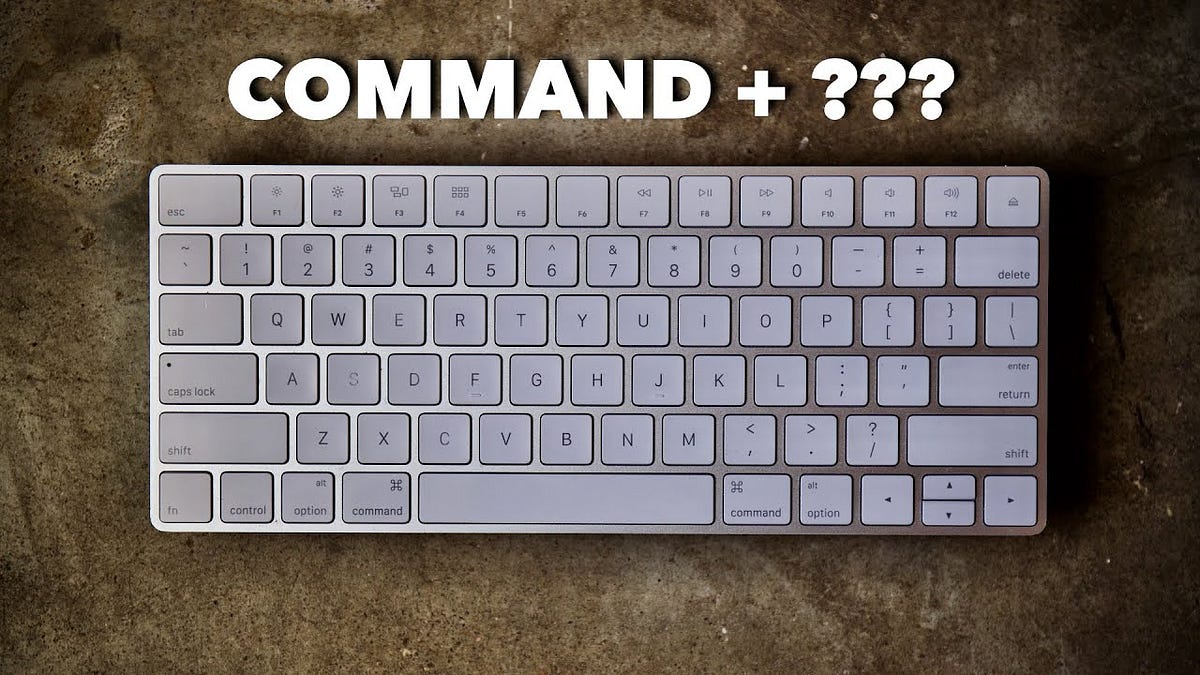 Mac Keyboard and Trackpad Shortcut Keys You Need To Know