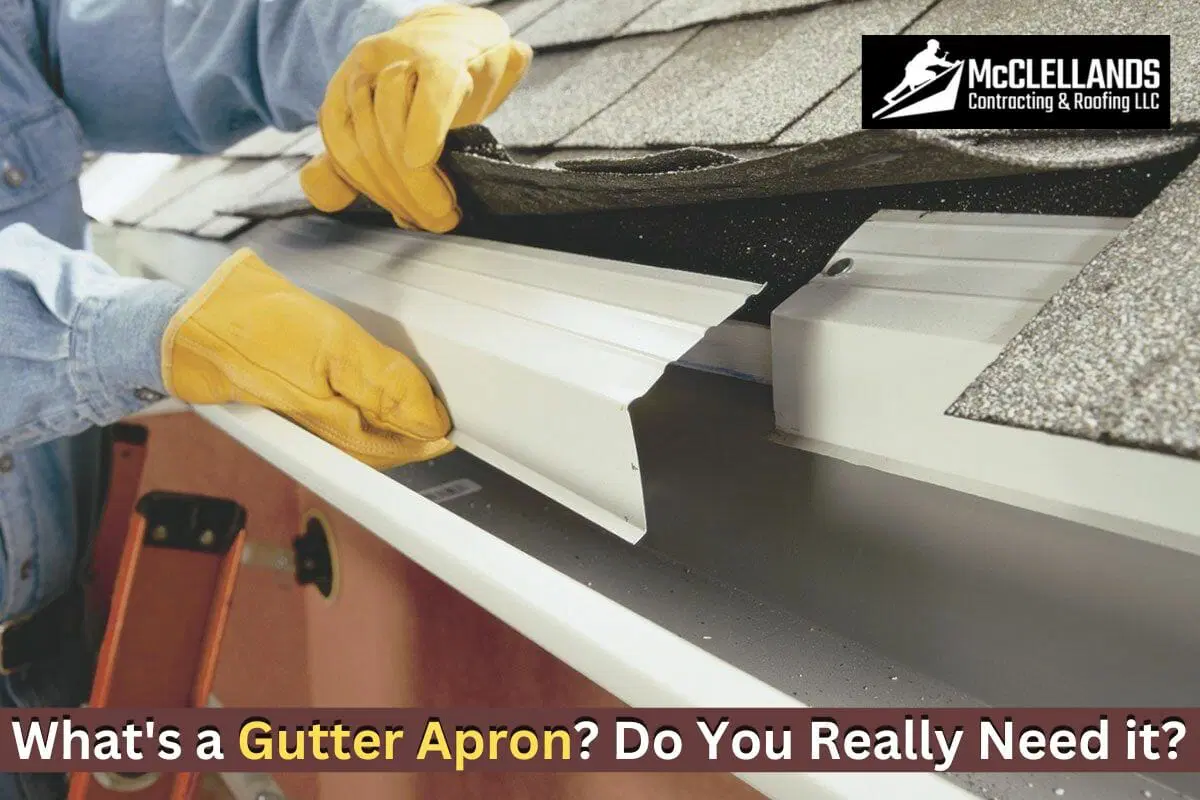 Gutter Apron Rainwater Protection Solution McClellands Contracting