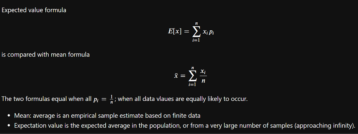 Understanding the Distinction Between Expectation and Mean in ...