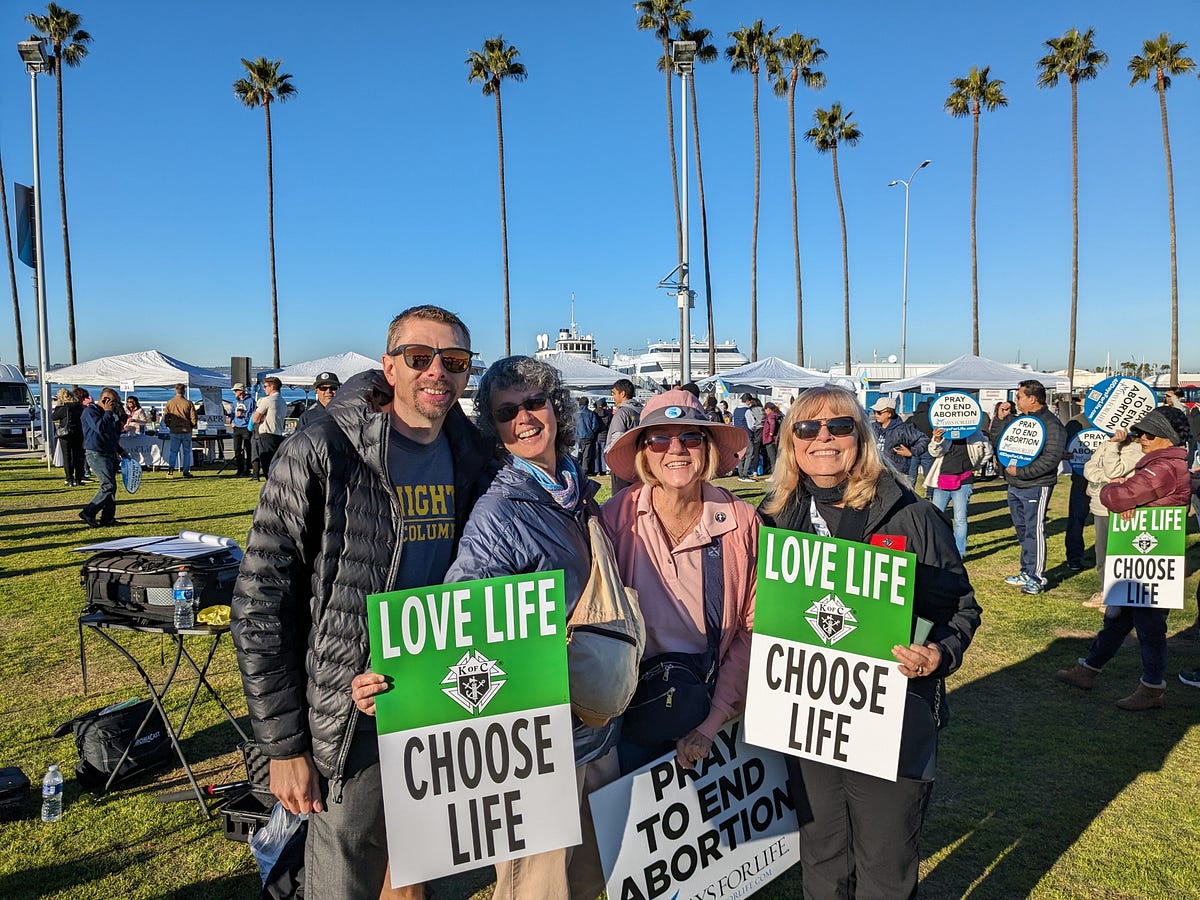 13 January 2024 San Diego Walk for Life Council 9498 Knights of