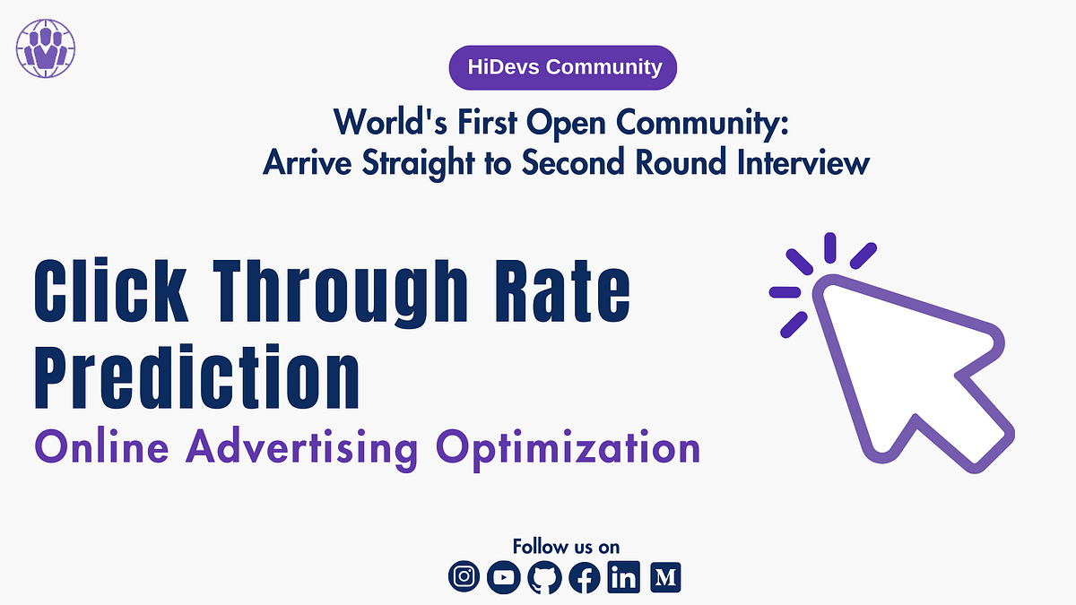 Click Through Rate Prediction. Online Advertising Optimization by