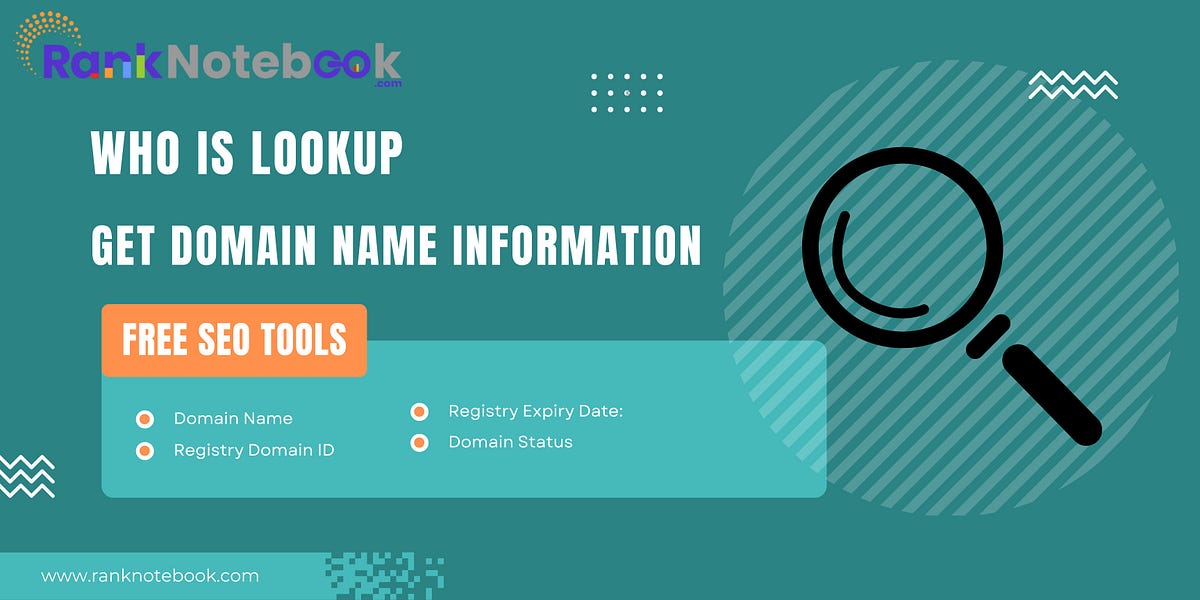 Online Free Whois Lookup Tool Rank Notebook By Ranknotebook Medium Online free whois lookup tool rank notebook by ranknotebook medium