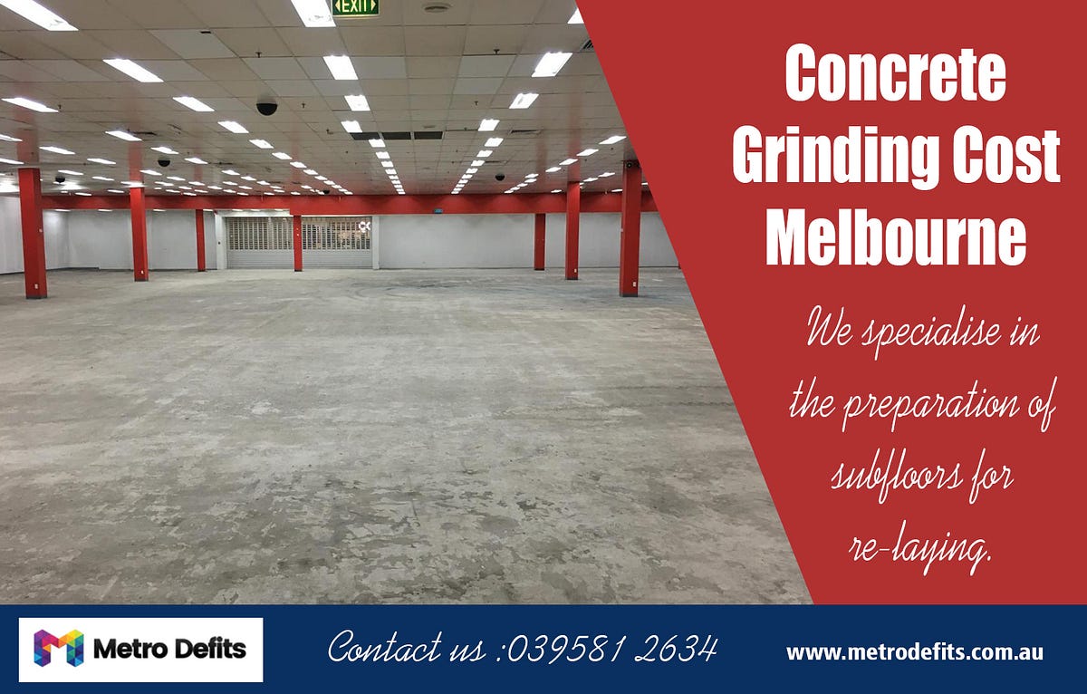 Affordable Concrete grinding cost Melbourne by Floor Removals Medium