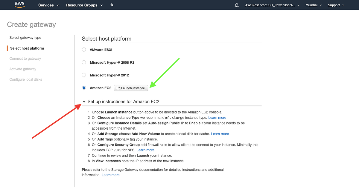 Creating AWS File Gateway as an NFS storage for your EC2 instance. by