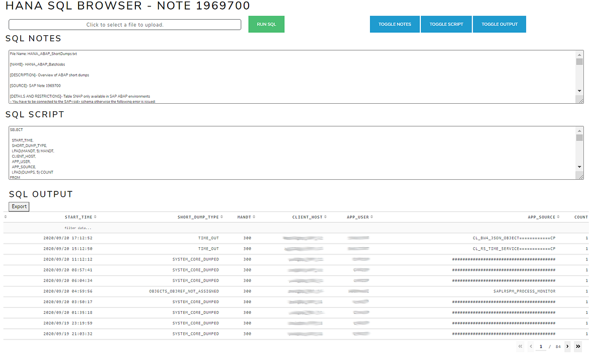 SAP HANA Health Checks from Python | by Andrew Jabbitt | Medium