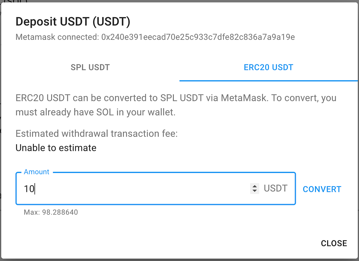 Sollet Wallet — Convert USDT from ERC-20 to Solana Blockchain (Deep Dive) |  by SHASHANK KUMAR | Medium