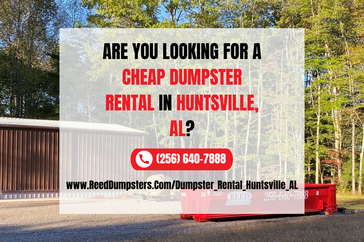 Dumpster Rental Mountain Brook, Huntsville, AL