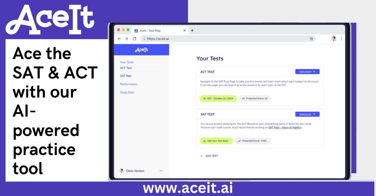 AceIt.ai: Elevate Your SAT Scores with Top-Notch Practice Problems! - Sergioadley - Medium