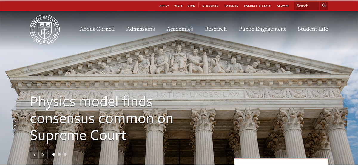 Case Study Cornell University Web Page | by Alejandro Orozco | Medium