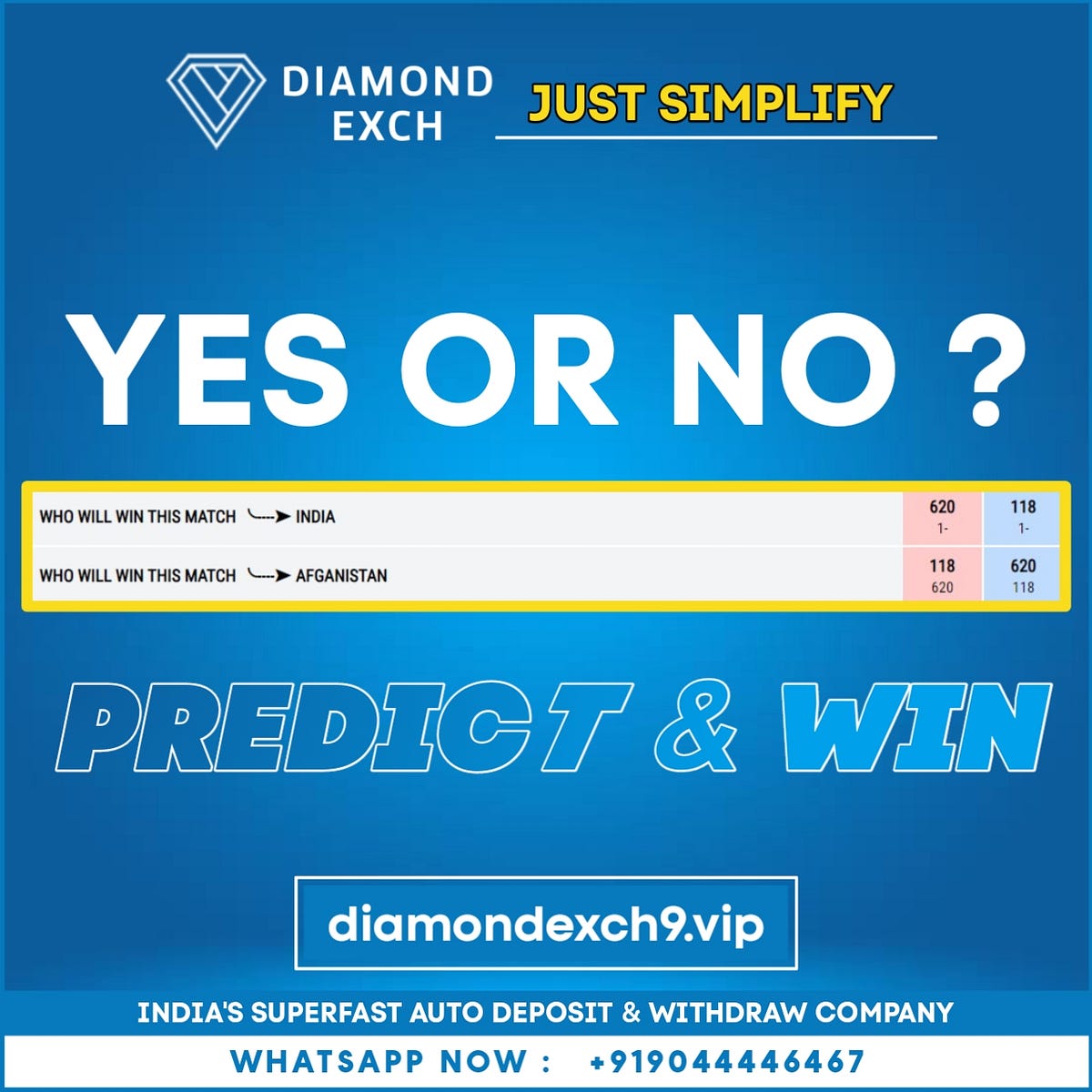 Unleashing diamondexch9.vip : Your Gateway to Unrivaled Betting 