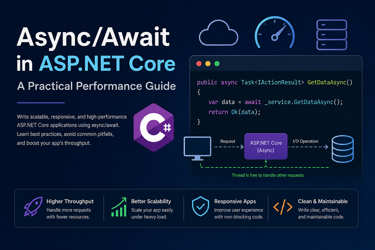 Async/Await in ASP.NET Core: A Practical Performance Guide | by Kerim ...