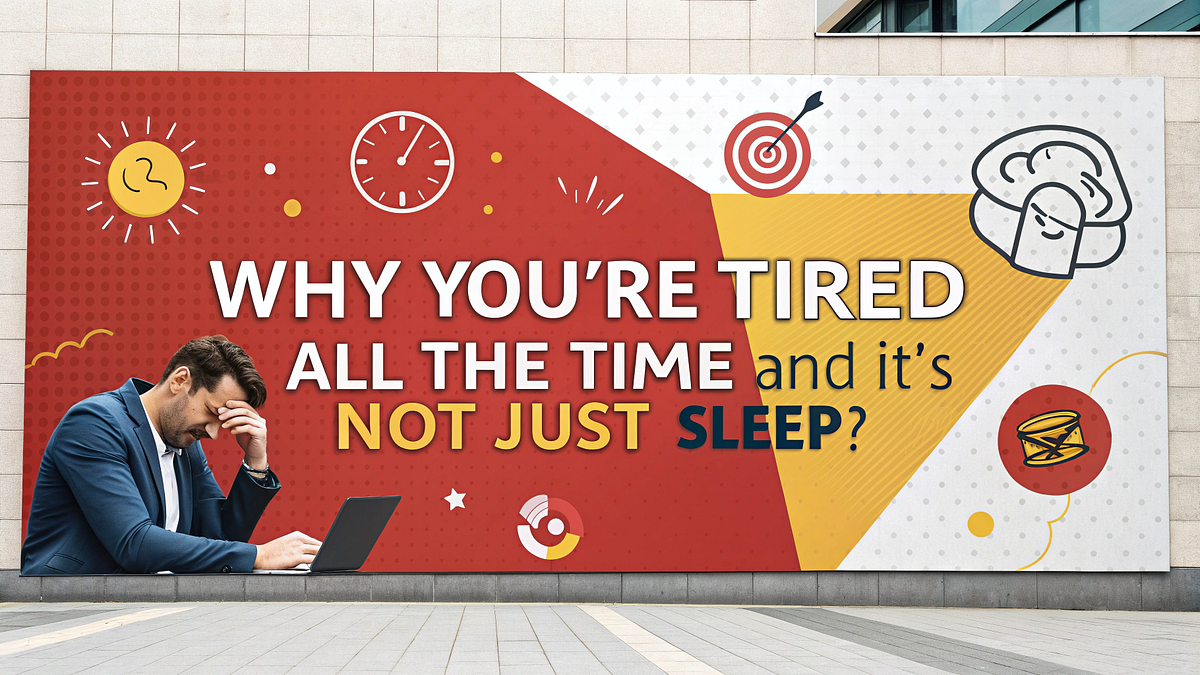 Why You’re Tired All the Time (and It’s Not Just Sleep) by