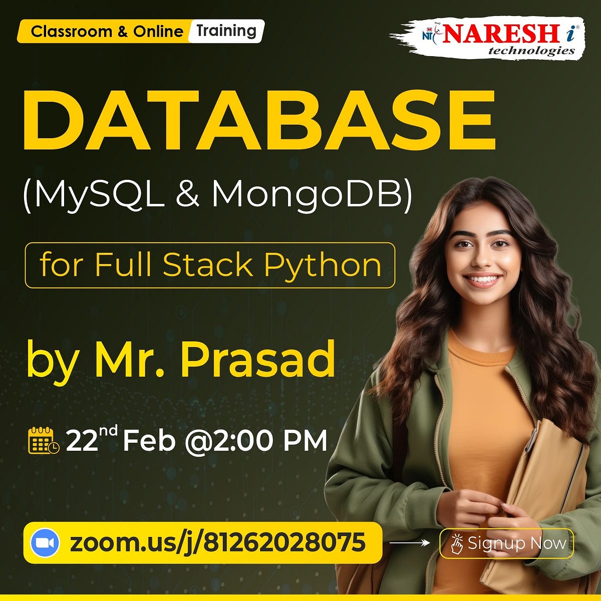 DataBase [My SQL & MongoDB] For Full Stack Python Online Training ...