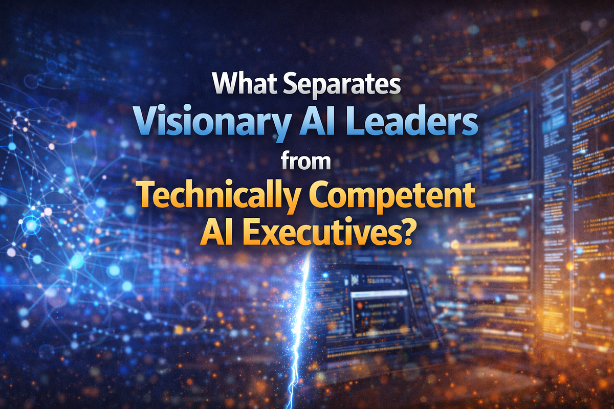Technology Visionary What Separates Visionary AI Leaders from Technically Competent AI ...