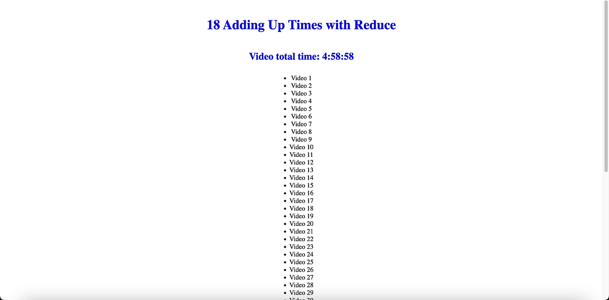 Adding Up Times