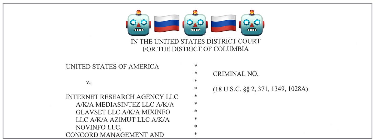 Matching Mueller’s Explosive Indictment | by @DFRLab | DFRLab | Medium