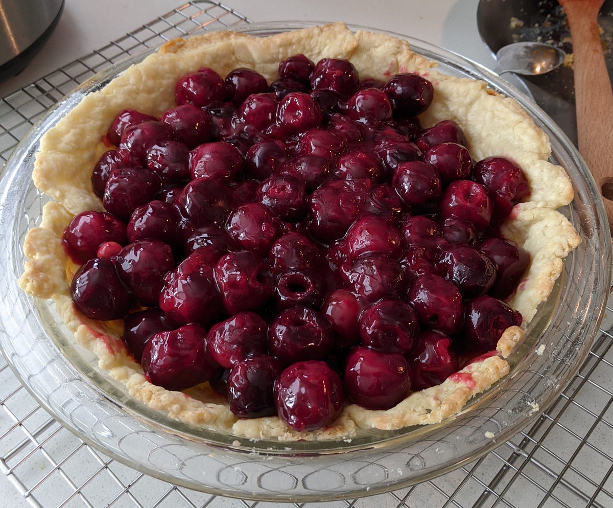 Cherry pie. Crust (from Babish) by Carbs Medium