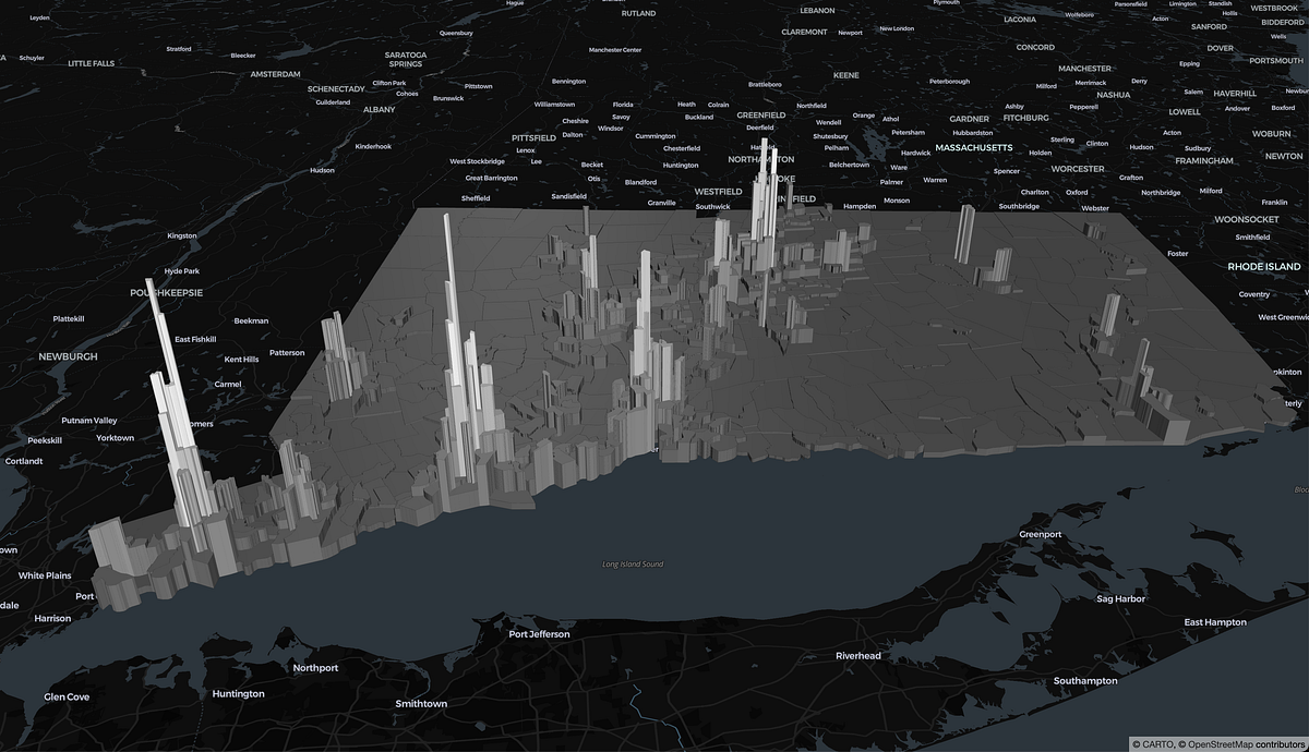 Create a beautiful 3D Map with PyDeck, GeoPandas and Pandas | by ...