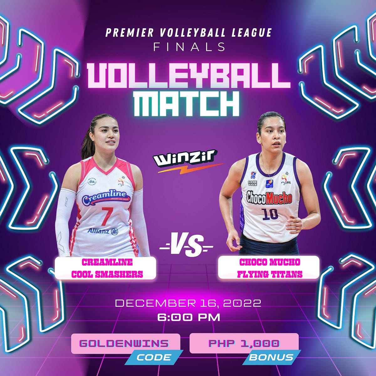 PVL Finals Creamline vs. Choco Mucho December 16, 2023 by