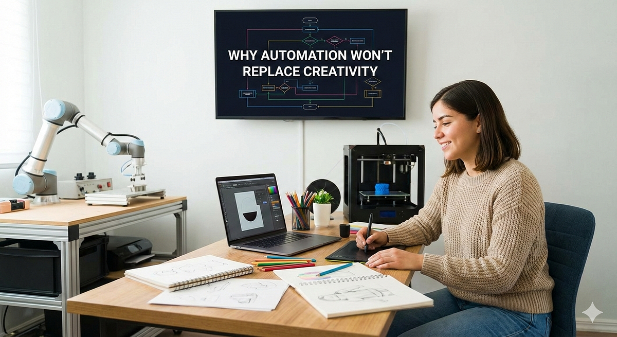 Why Automation Won't Replace Creativity | by Lahorei Rani | Medium