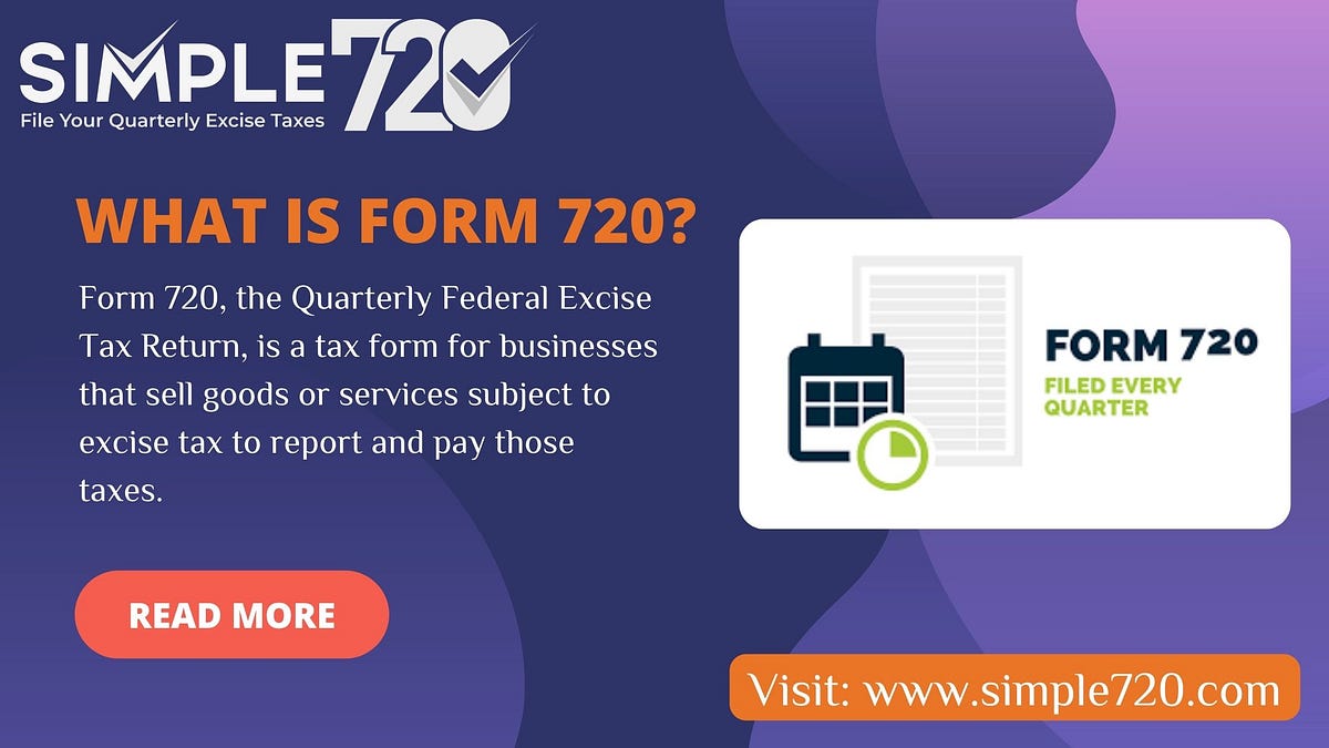 Where can I file a form 720. Where can I file a Form 720? | by ...