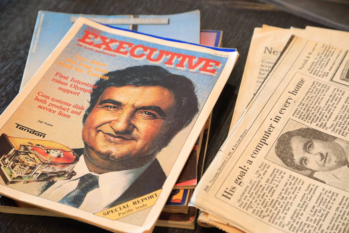 Jugi Tandon “NFTs” The inventor of the doublesided floppy drive by