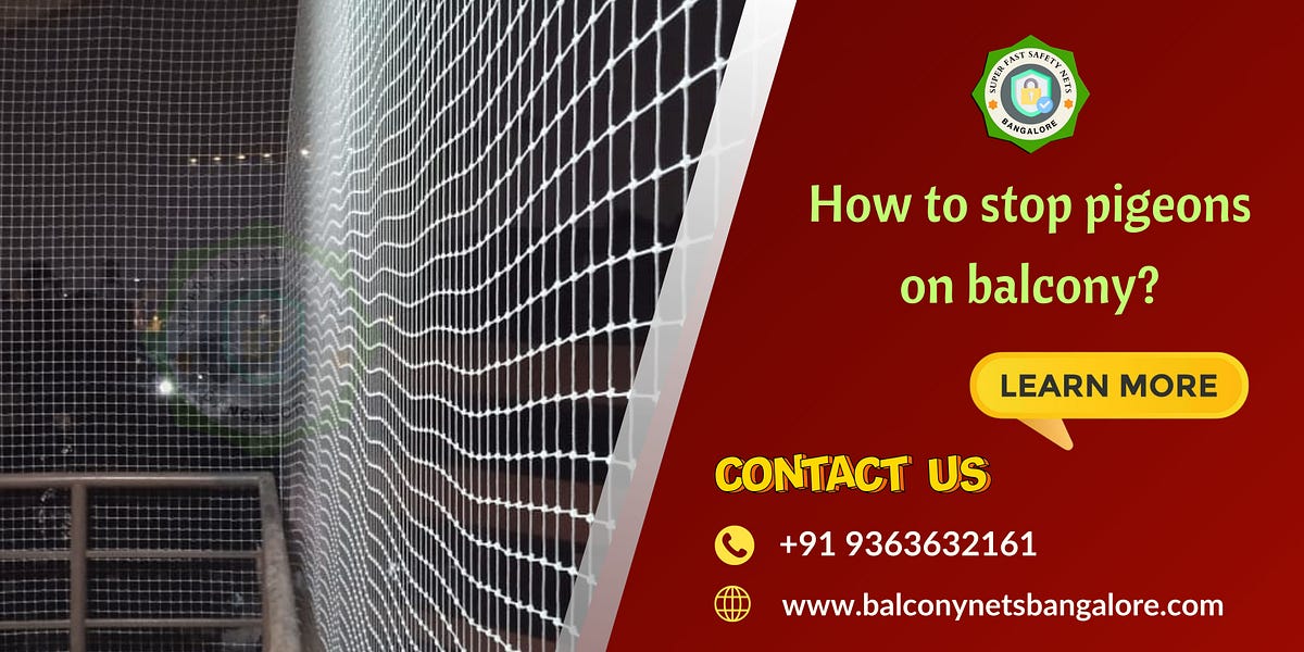 How to stop pigeons on balcony?. To stop pigeons from roosting on your… by Balcony Nets