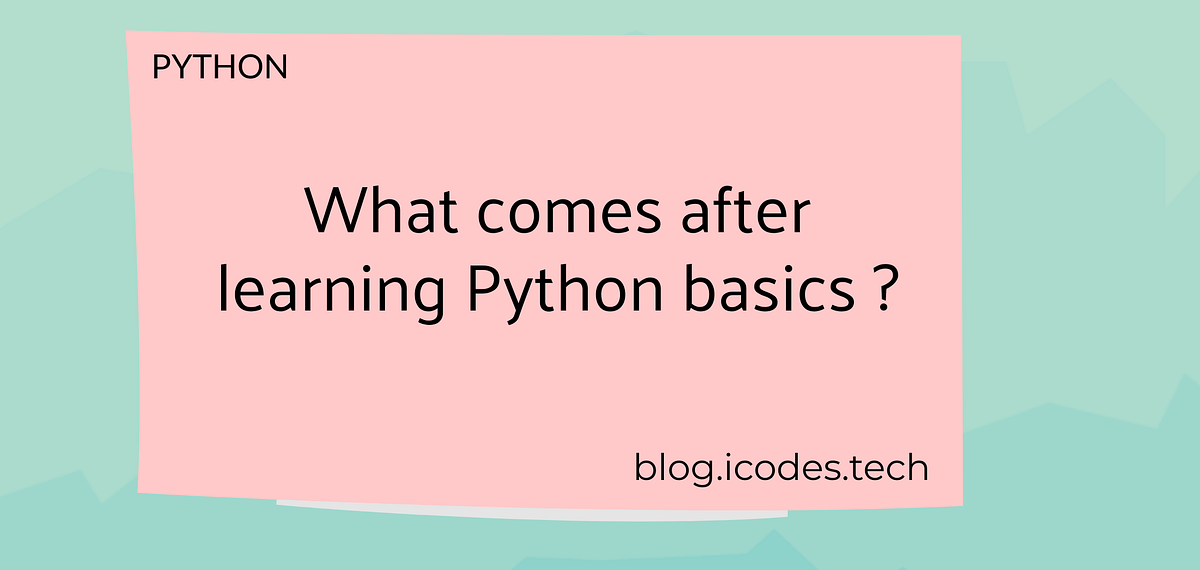 What comes after learning Python basics (Guide for 2021) | Medium