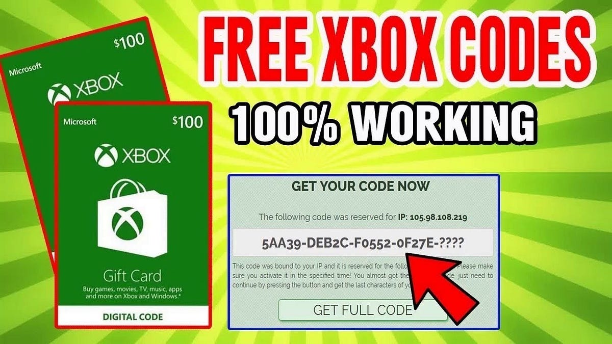 Unlocking the Secret: Free Xbox Gift Card Codes that Work | by Denis |  Medium