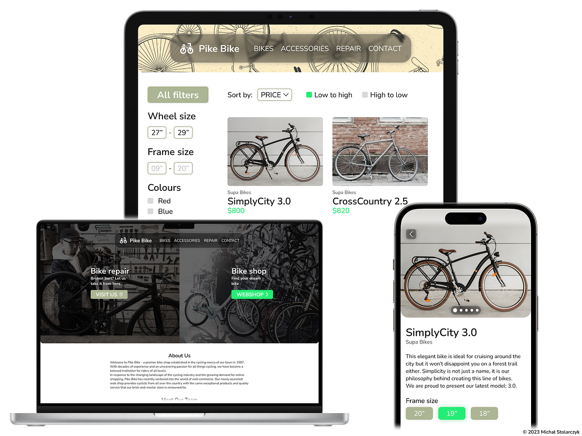 How I made first project for my UI/UX portfolio | by Michal Stolarczyk ...