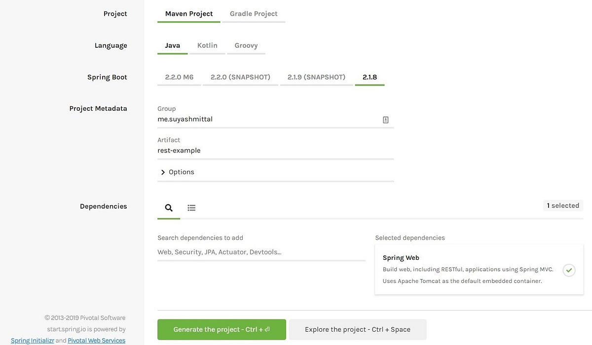 Getting Started with Spring Boot 2 | by Suyash Mittal | Medium