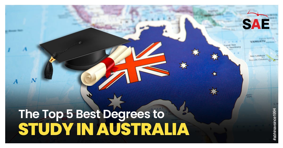 The Top 5 Best Degrees to Study in Australia by Studyabroadexpert Medium