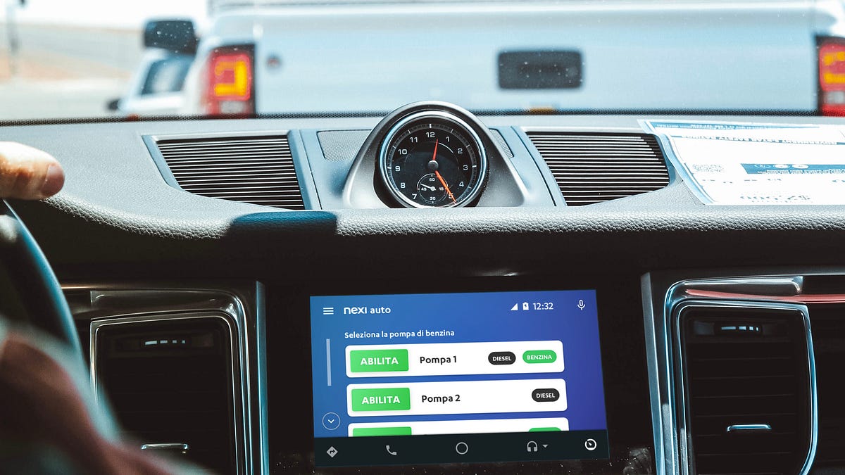 A incar payment system built in the time of an hackathon by Giulio