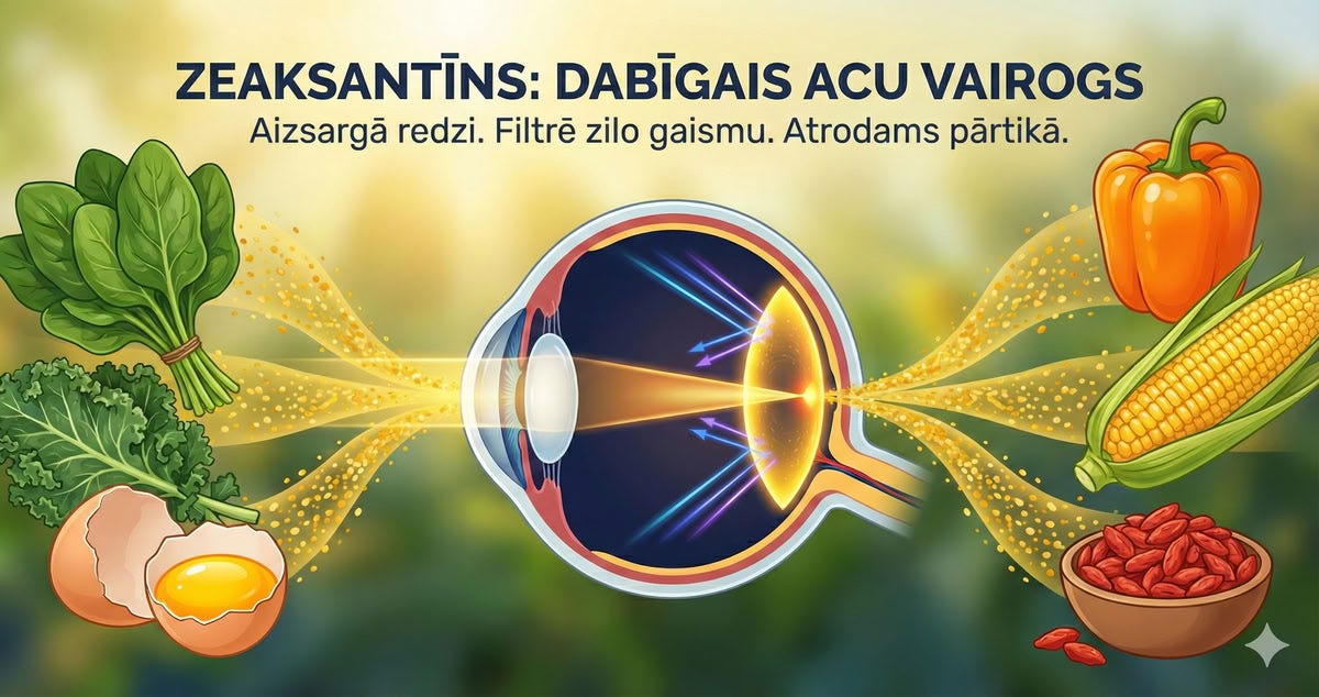 Kas ir zeaksantīns?
