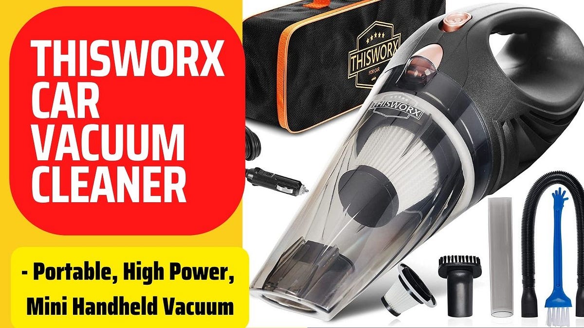 Best THISWORX Car Vacuum Cleaner — Portable, High Power, by