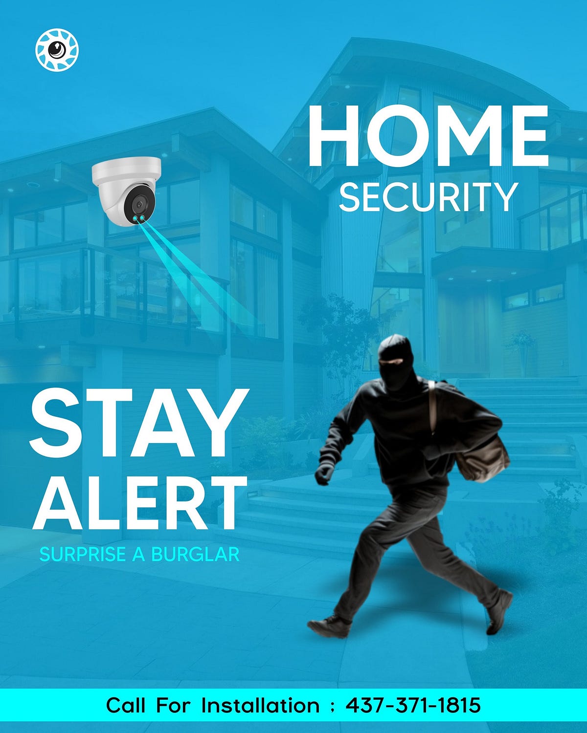 CCTV with Security Alarm System in Brampton Home Surveillance SS